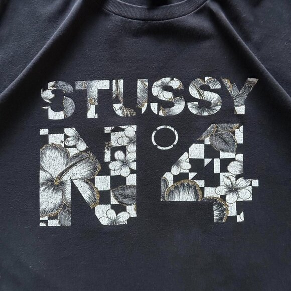 stussy n4 boxy graphic tee - Picture 2 of 5